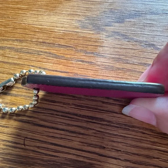 Coach Pink Leather hang tag - Picture 7 of 8